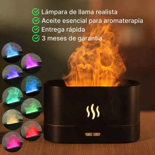 Difusor de Aceites Esenciales LED Humidificador Ultrasónico 500ml – Aromaterapia Inteligente para el Hogar Moderno